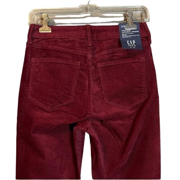 NWT! Gap high rise universal legging in bell burgundy - Picture 12 of 13